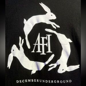AFI December Underground Album Graphic T-Shirt Size Small